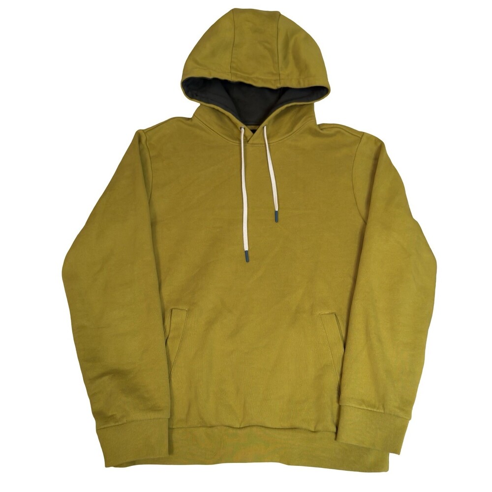 Bonobos Hoodie Sweatshirt Men’s Small Yellow Pullover Hooded Casual